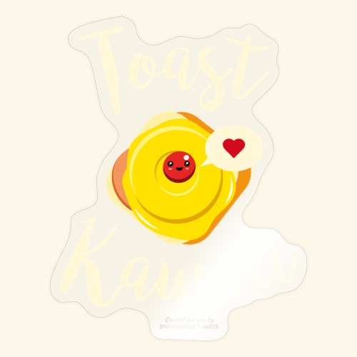 Toast Kawaii - Sticker