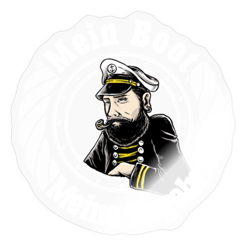 Mein Boot Meine Regeln Kapitän Seefahrer Geschenke - Sticker