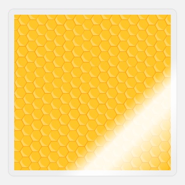Uluru Rundt om Elendig Ansigtsmaske Bier Honning maske Bi Honeycombs Biavler' Sticker | Spreadshirt