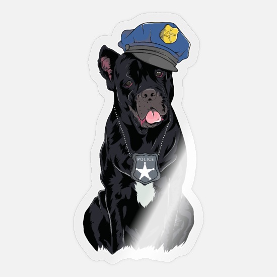 Cane Corso Bodyguard Security dog protection' Sticker | Spreadshirt