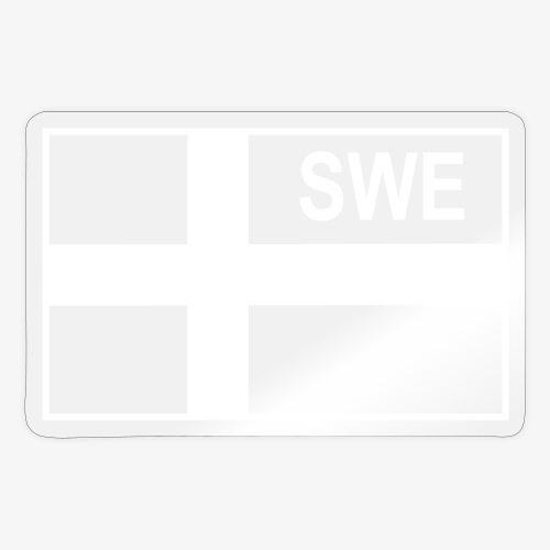 Svensk taktisk flagga (Negativ) - Sverige - Klistermärke