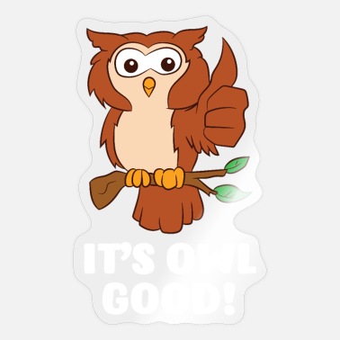 Funny Owl Stickers | Unique Designs | Spreadshirt