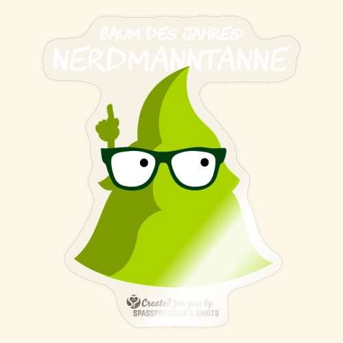 Nerdmanntanne | Geek T-Shirts - Sticker