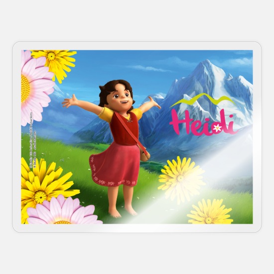Heidi in the Alps' Sticker | Spreadshirt