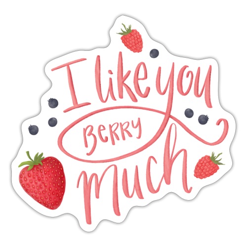 Like you berry much - Klistermärke