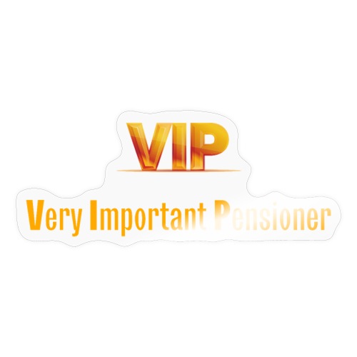 VIP - Very Important Pensioner - Klistremerke