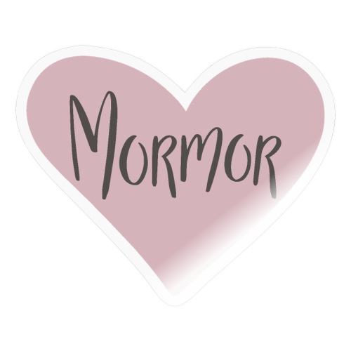 Mormor- hjärta - Klistermärke