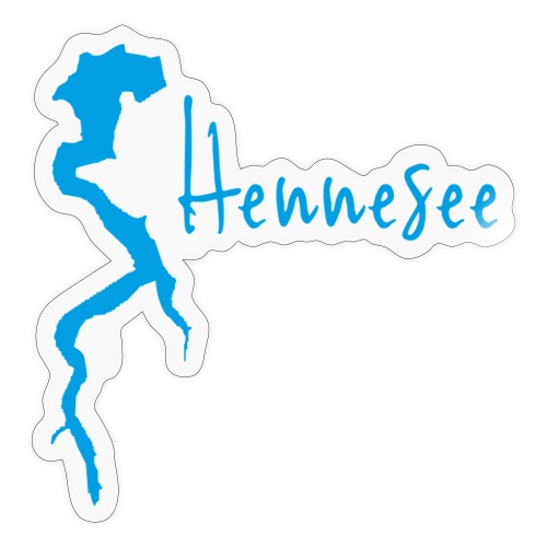 Hennesee Autosticker blau, für helle Autos - Sticker