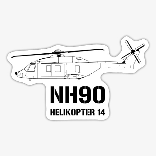 Helikopter 14 - NH 90 - Klistermärke