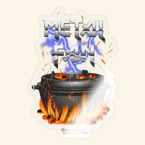 Metal Fan Blitze - Sticker