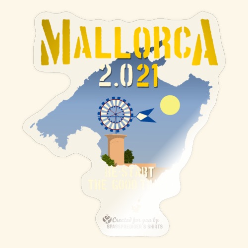 Mallorca 2.021 Re-Start the Good Times - Sticker