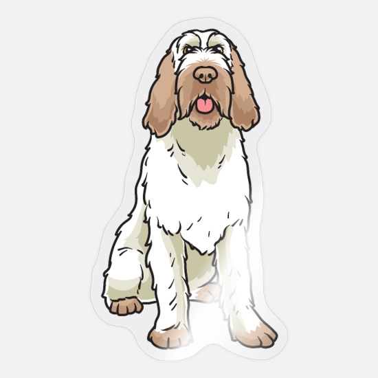 brysomme lol velsignelse Spinone Italiano Hund' Sticker | Spreadshirt