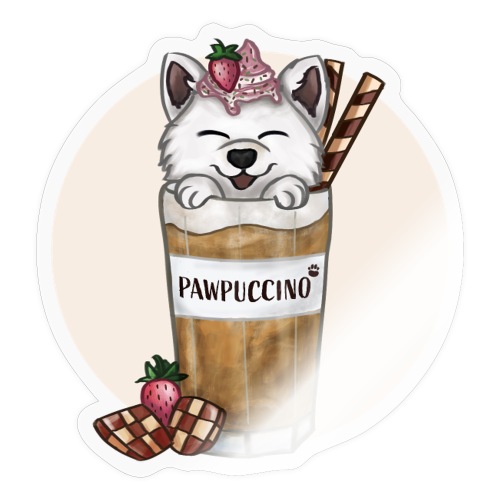 Pawpuccino - Sticker