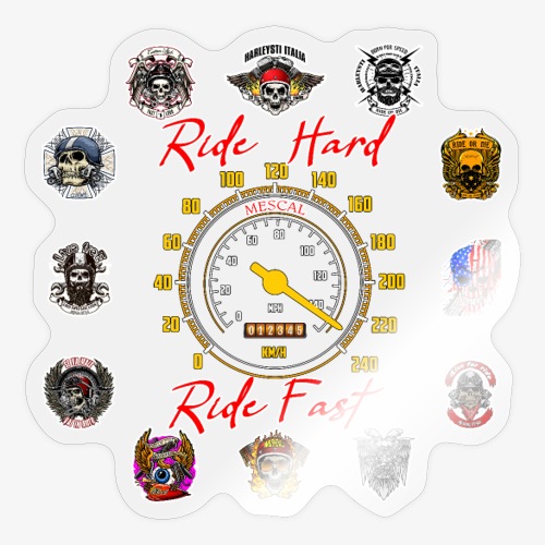 Ride Hard Ride Fast - Kollektion 3 - Sticker