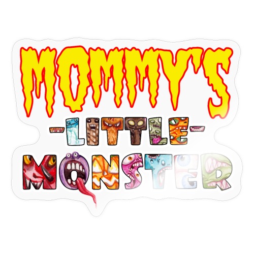 Mommy's little Monster - Halloween Grusel - Sticker