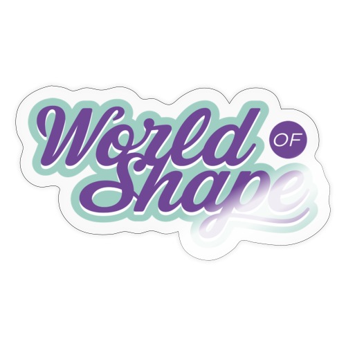 World of Shape logo - Klistermärke