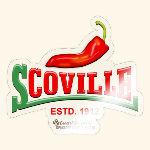 Chili Design Scoville - Sticker