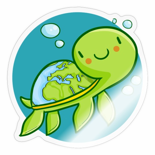 Vagabon Turtle logo - Klistermärke