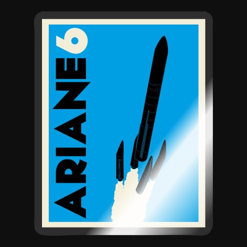 Ariane 6 Booster separation by ItArtWork - Sticker