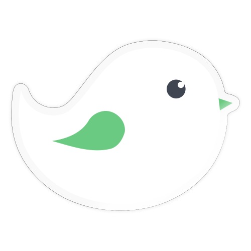 Budgie Bird (No Circular Background) - Sticker