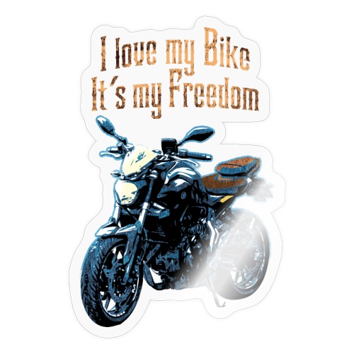 Freiheit! My Bike is my Freedom - Sticker