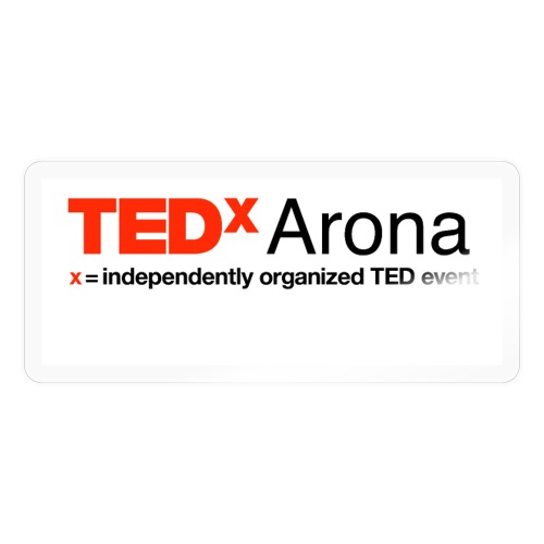 TEDx logo - Adesivo