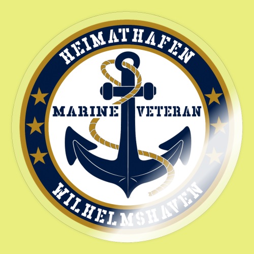 Marine Veteran Heimathafen WILHELMSHAVEN - Sticker