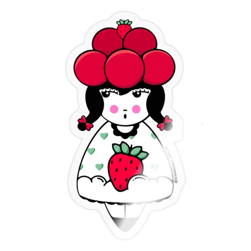 Schwarzwälder Erdbeersahne - Sticker