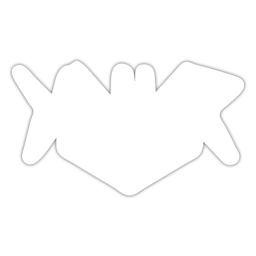 HONOR Logo White basic - Sticker