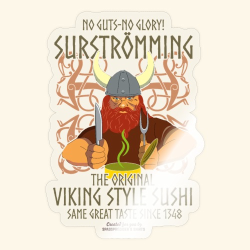 Surströmming Wikinger Sushi - Sticker