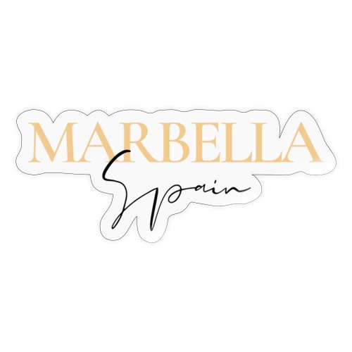 t shirt marbella - Klistermärke