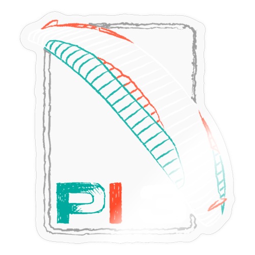 Pi 3 Advance Paraglider - Sticker