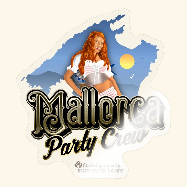 Mallorca Party Crew Pin-Up Girl
