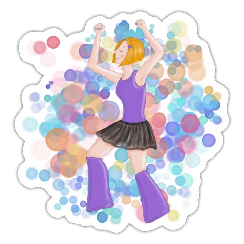 Dance2Trance - Happy Girl - Sticker