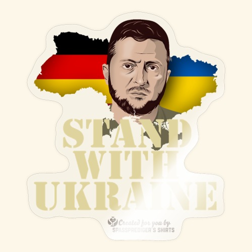 Ukraine T-Shirt Design Deutschland Ukraine - Sticker