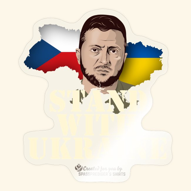 Ukraine Czech Republic Stand with Ukraine