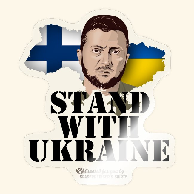 Ukraine Finnland Unterstützer T-Shirt