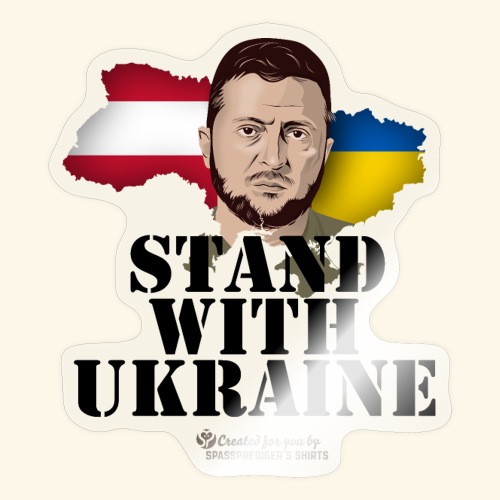 Österreich Ukraine Unterstützer T-Shirt Design - Sticker