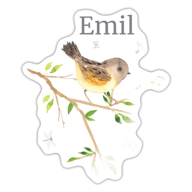 Waldtier Vogel Name Emil
