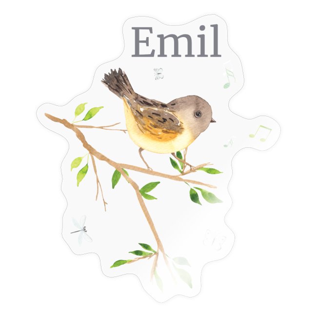 Waldtier Vogel Name Emil
