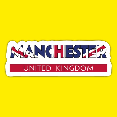 Manchester - United Kingdom - Sticker