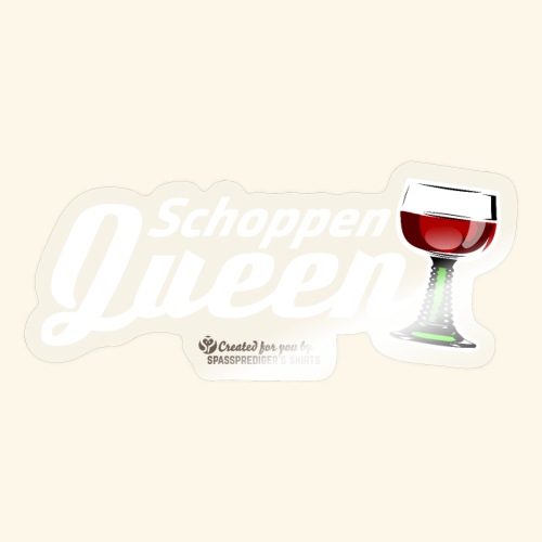 Schoppen Queen - Sticker