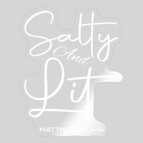Salz und Licht für die Welt Matthäus 5,13-14 Bibel - Sticker
