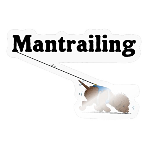 Mantrailing1 3 - Sticker