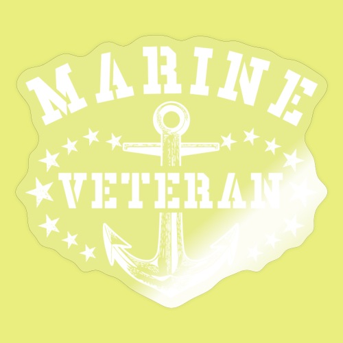 Marine Veteran - Sticker