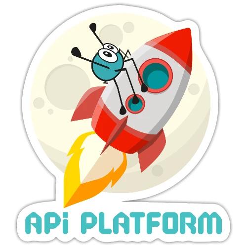 Webby Rocket - Sticker size S (10 x 10 cm)