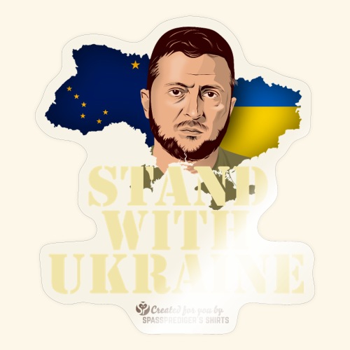 Ukraine Alaska Stand with Ukraine - Sticker