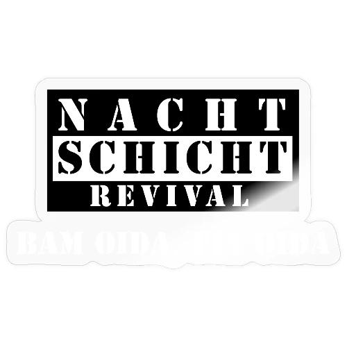 Bam oida, fix oida. - Sticker Größe S (10 x 10 cm)