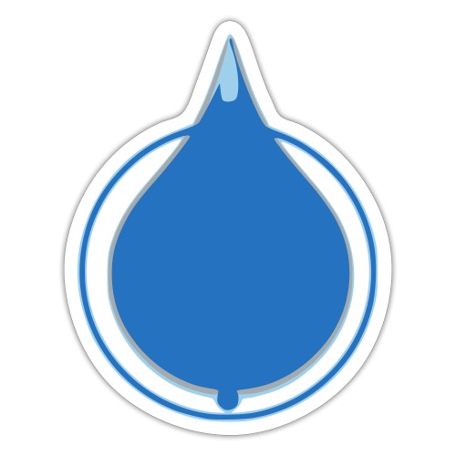 Water Drop - Autocollant