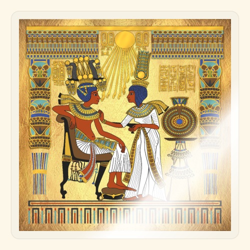 Trono de Tutankamón - Pegatina